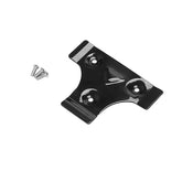 C.C. RIDER Sissy Bar Backrest Pad Mounting Piece Black Plate Hardware Kit